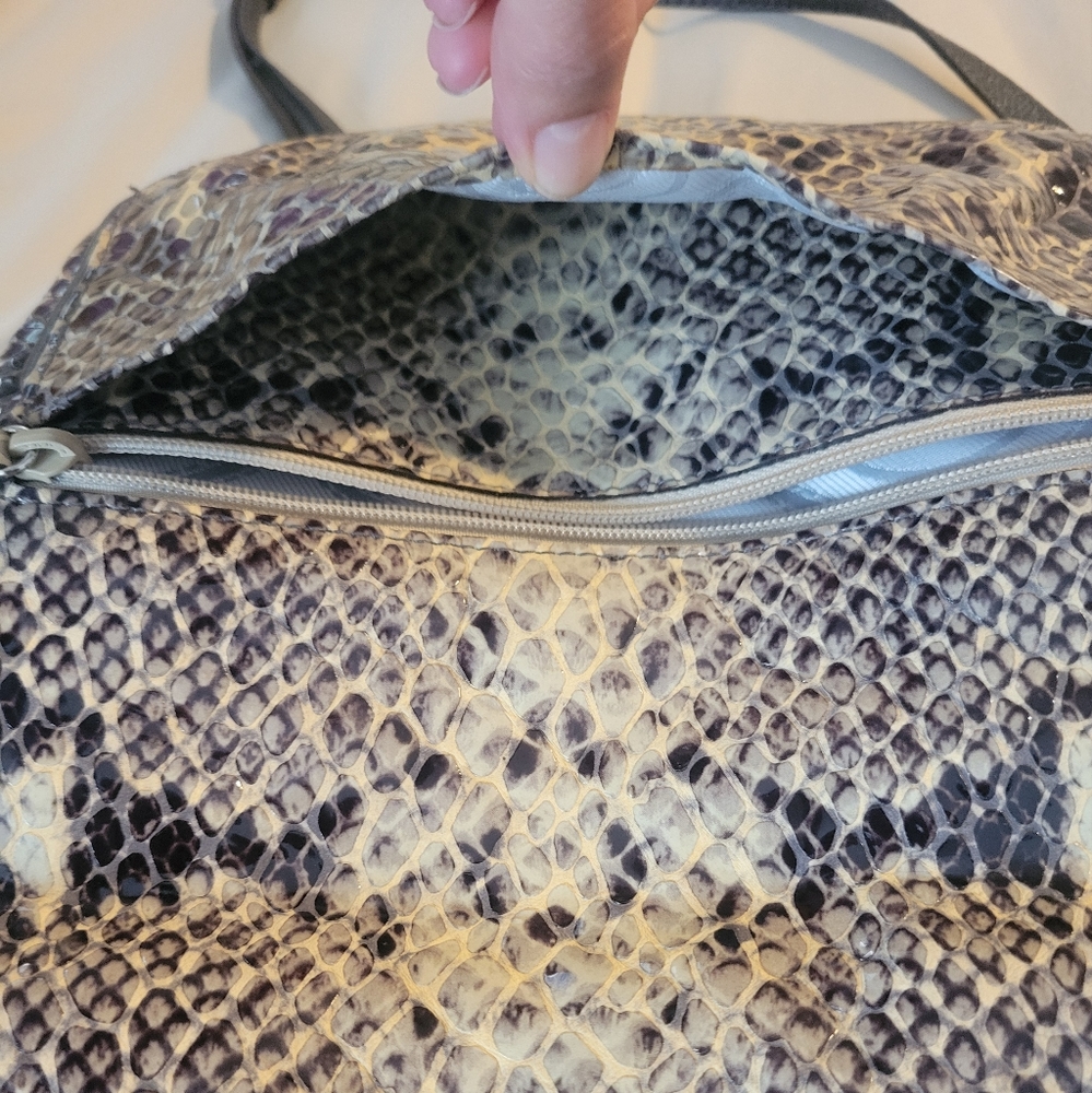 Brighton Python Embossed Crossbody - image 5
